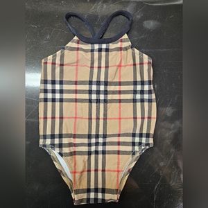 Burberry baby swim one-piece